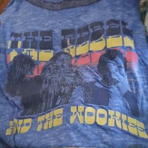 Star Wars the Rebel and the Wookie tshirt